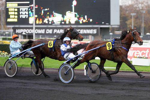 Chevaux courant le Prix de Bretagne