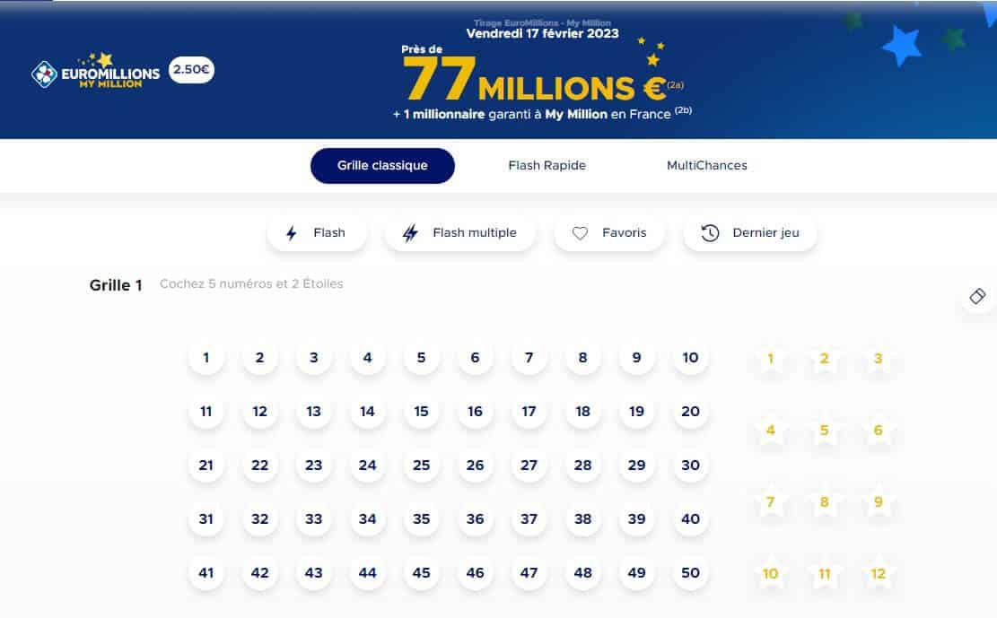 euromillions 17 février 2023