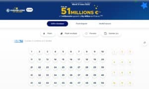 Euromillions : 51 millions d’euros à gagner le mardi 21 mars