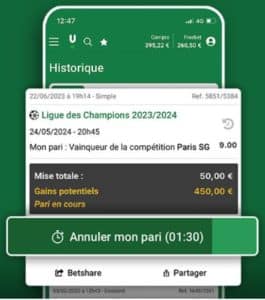 L’annulation de pari débarque sur Unibet !