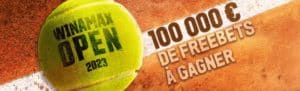 Roland Garros : 100 000€ à partager sur Winamax