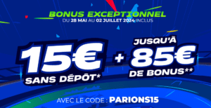 Code promo Parions Sport : 100€ de freebets en juillet 2024